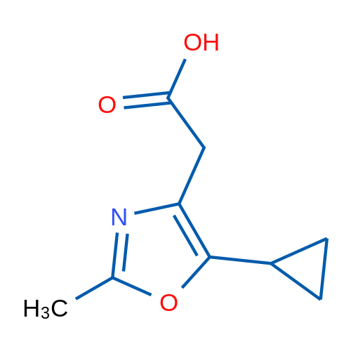 2-(5-Cyclopropyl-2-methyloxazol-4-yl)acetic acid 10g