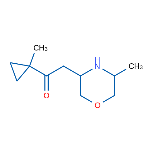 1-(1-Methylcyclopropyl)-2-(5-methylmorpholin-3-yl)ethan-1-one 1g