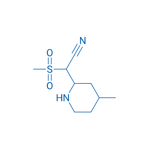 2-Methanesulfonyl-2-(4-methylpiperidin-2-yl)acetonitrile 1g