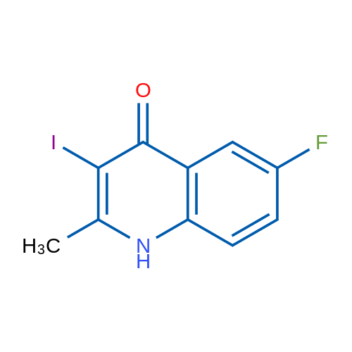 6-Fluoro-3-iodo-2-methylquinolin-4(1H)-one 1g