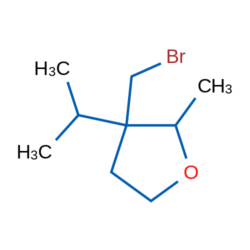 3-(Bromomethyl)-2-methyl-3-(propan-2-yl)oxolane 1g