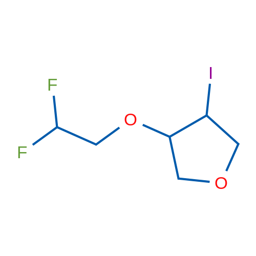 3-(2,2-Difluoroethoxy)-4-iodooxolane 1g
