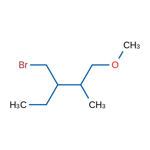 3-(Bromomethyl)-1-methoxy-2-methylpentane 1g