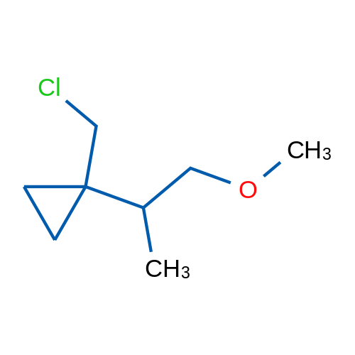 1-(Chloromethyl)-1-(1-methoxypropan-2-yl)cyclopropane 1g