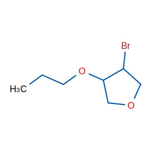 3-Bromo-4-propoxyoxolane 1g