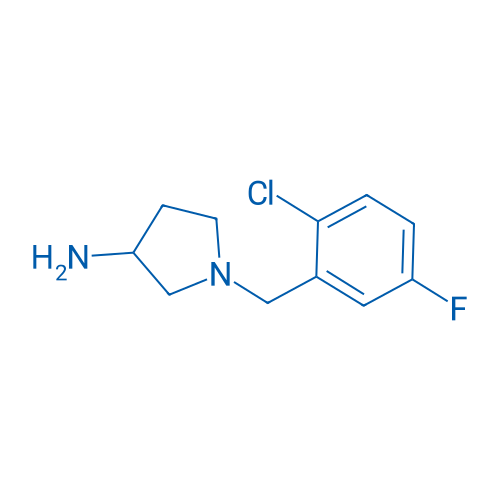 1-(2-Chloro-5-fluorobenzyl)pyrrolidin-3-amine 1g