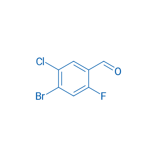 4-Bromo-5-chloro-2-fluorobenzaldehyde 250mg