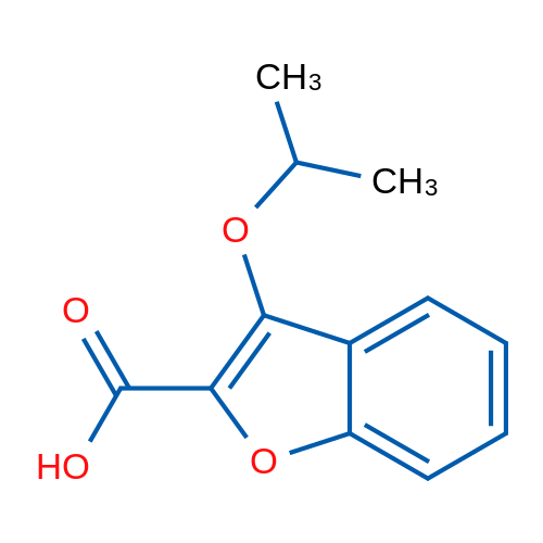3-Isopropoxybenzofuran-2-carboxylic acid 1g