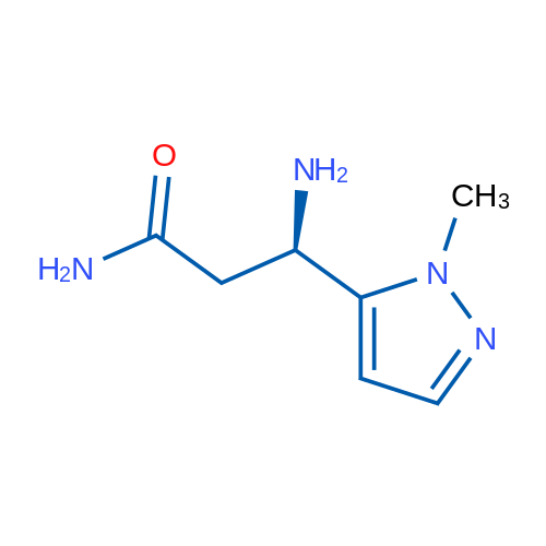 (3R)-3-amino-3-(1-methyl-1h-pyrazol-5-yl)propanamide 1g