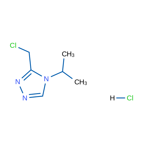 3-(Chloromethyl)-4-isopropyl-4H-1,2,4-triazole hydrochloride 1g