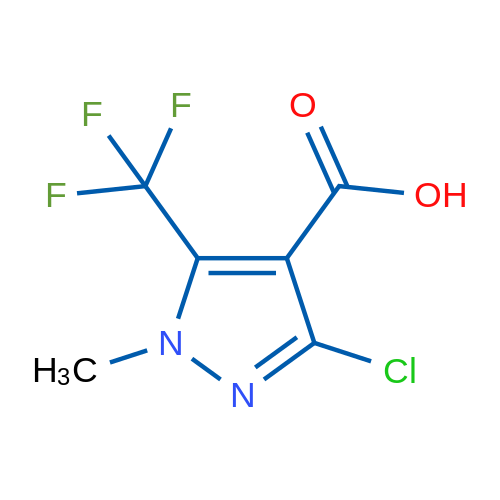 3-Chloro-1-methyl-5-(trifluoromethyl)-1H-pyrazole-4-carboxylic acid 1g