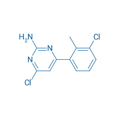 4-Chloro-6-(3-chloro-2-methylphenyl)pyrimidin-2-amine 250mg