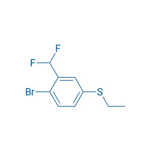 (4-BROMO-3-(DIFLUOROMETHYL)PHENYL)(ETHYL)SULFANE 250mg