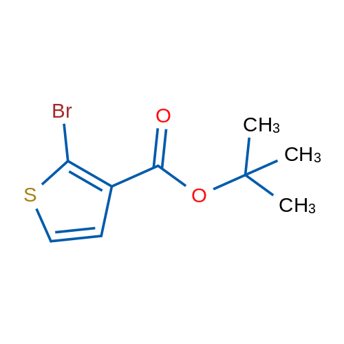 tert-Butyl 2-bromothiophene-3-carboxylate 1g
