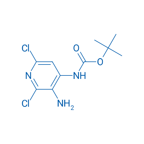 tert-Butyl (3-amino-2,6-dichloropyridin-4-yl)carbamate 250mg