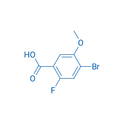 4-Bromo-2-fluoro-5-methoxybenzoic acid 250mg