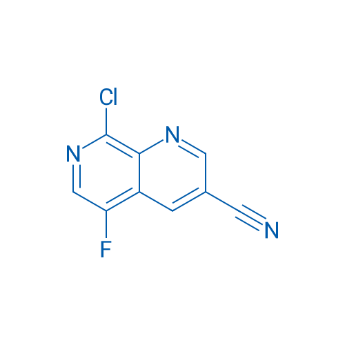 8-Chloro-5-fluoro-1,7-naphthyridine-3-carbonitrile 100mg