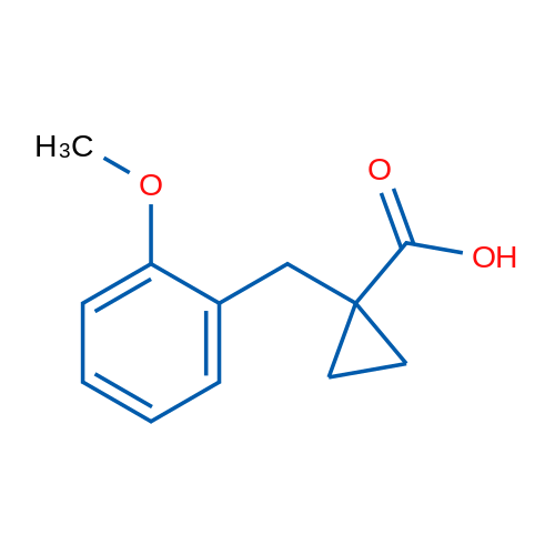 1-(2-Methoxybenzyl)cyclopropanecarboxylic acid 1g