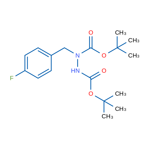 Di-tert-butyl 1-(4-fluorobenzyl)hydrazine-1,2-dicarboxylate 1g