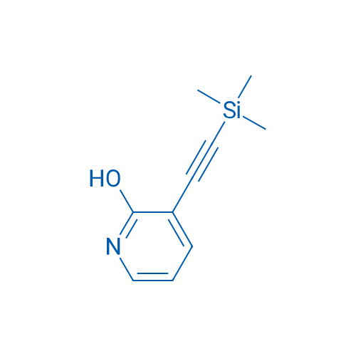 3-((Trimethylsilyl)ethynyl)pyridin-2-ol 250mg