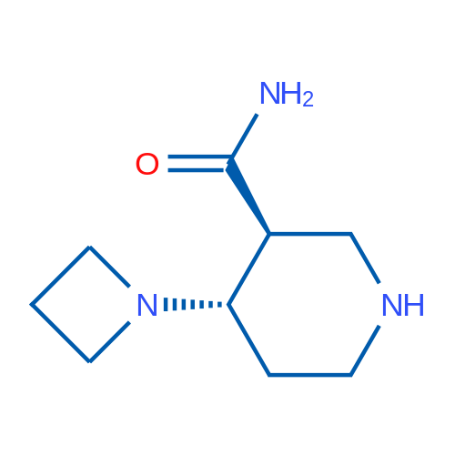 (3S,4S)-4-(Azetidin-1-yl)piperidine-3-carboxamide 250mg
