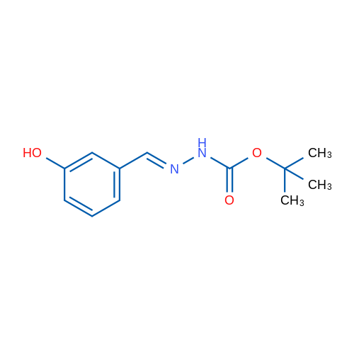 tert-Butyl 2-(3-hydroxybenzylidene)hydrazinecarboxylate 1g