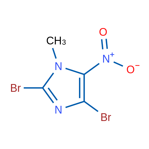 2,4-Dibromo-1-methyl-5-nitro-1H-imidazole 1g