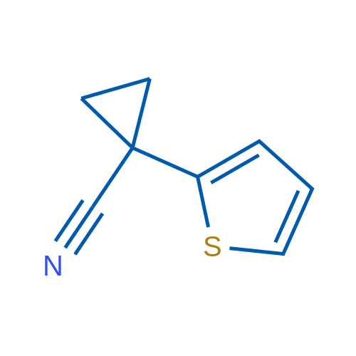 1-(Thiophen-2-yl)cyclopropanecarbonitrile 1g
