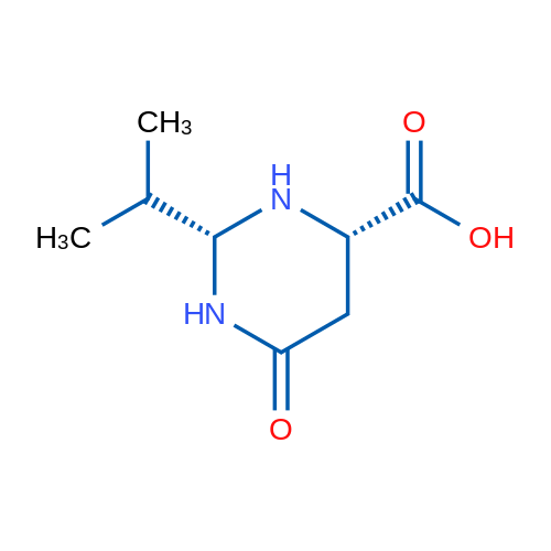 (2R,4S)-2-Isopropyl-6-oxohexahydropyrimidine-4-carboxylic acid 1g