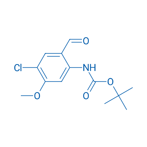 tert-Butyl (4-chloro-2-formyl-5-methoxyphenyl)carbamate 250mg