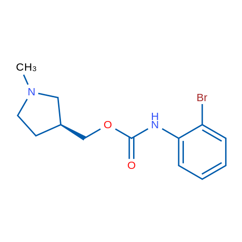 (S)-(1-Methylpyrrolidin-3-yl)methyl (2-bromophenyl)carbamate 100mg