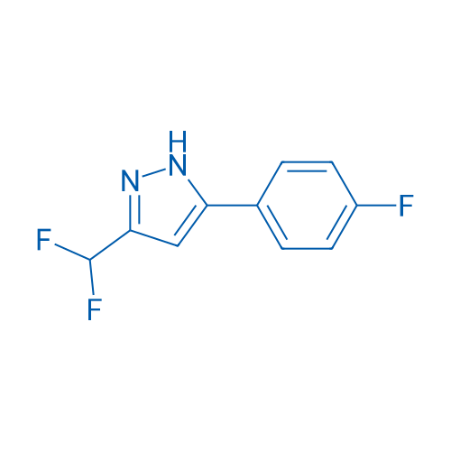 3-(Difluoromethyl)-5-(4-fluorophenyl)-1H-pyrazole 250mg