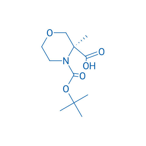 (S)-4-(tert-Butoxycarbonyl)-3-methylmorpholine-3-carboxylic acid 100mg