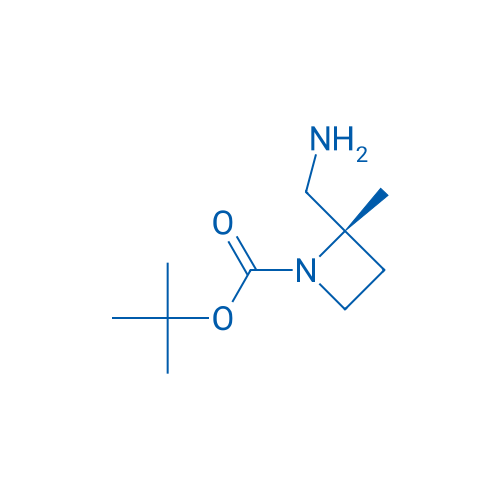 (S)-tert-Butyl 2-(aminomethyl)-2-methylazetidine-1-carboxylate 250mg