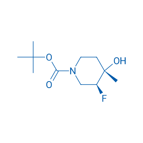 Cis-3-fluoro-4-hydroxy-4-methylpiperidine-1-carboxylic acid tert-butyl ester 1g