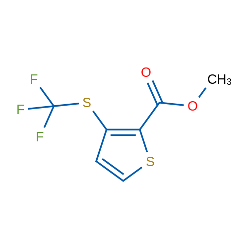 Methyl 3-((trifluoromethyl)thio)thiophene-2-carboxylate 1g