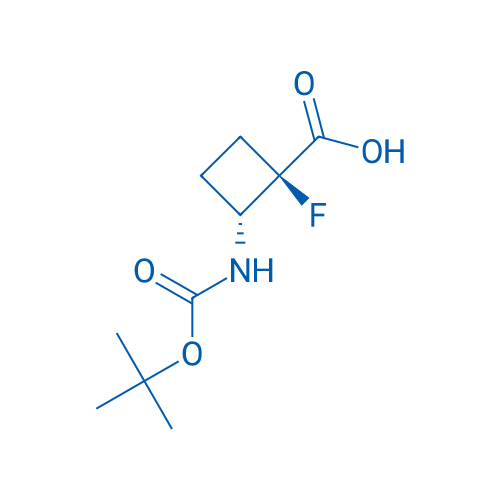 (1R,2R)-2-((tert-Butoxycarbonyl)amino)-1-fluorocyclobutane-1-carboxylic acid 250mg