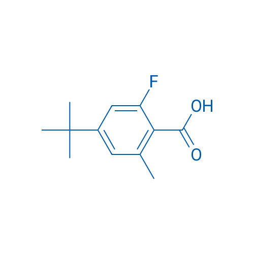 4-(TERT-BUTYL)-2-FLUORO-6-METHYLBENZOIC ACID 1g
