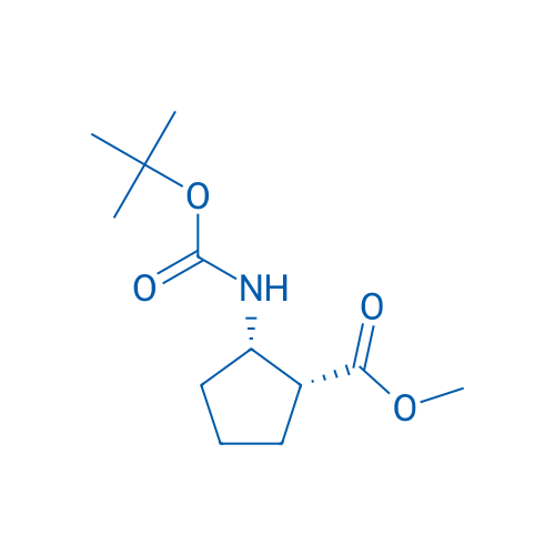 rel-Methyl (1R,2S)-2-((tert-butoxycarbonyl)amino)cyclopentane-1-carboxylate 1g