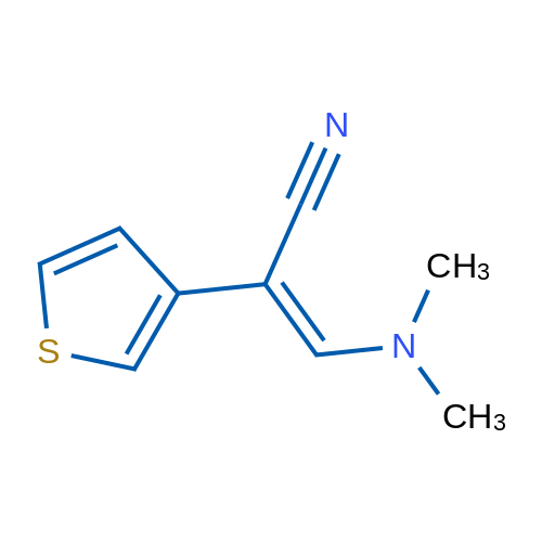 (2Z)-3-(Dimethylamino)-2-(thiophen-3-yl)prop-2-enenitrile 25g
