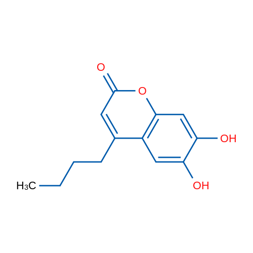 4-Butyl-6,7-dihydroxy-2H-chromen-2-one 1g