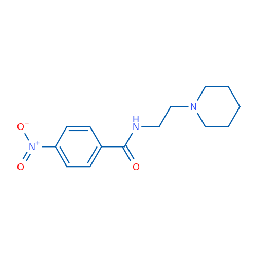 4-Nitro-N-(2-(piperidin-1-yl)ethyl)benzamide 1g