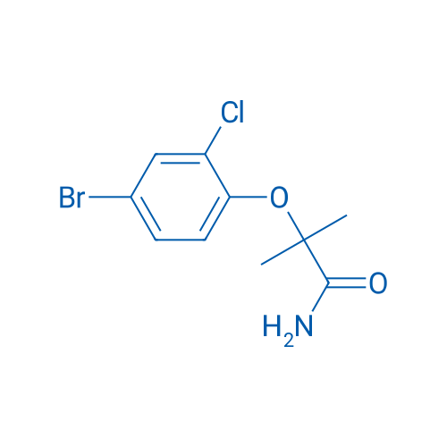 2-(4-Bromo-2-chlorophenoxy)-2-methylpropanamide 1g