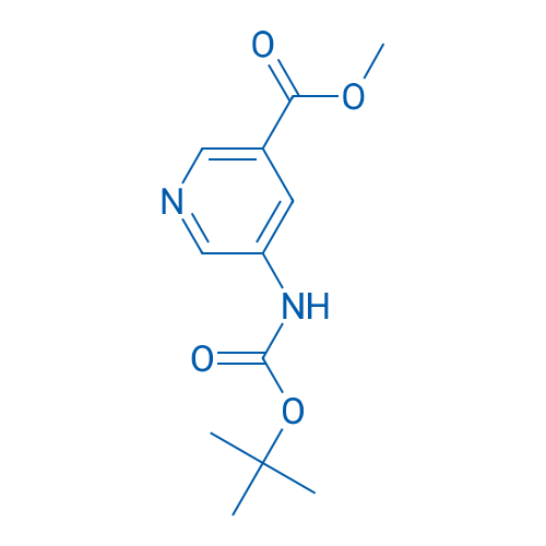 Methyl 5-((tert-butoxycarbonyl)amino)nicotinate 250mg