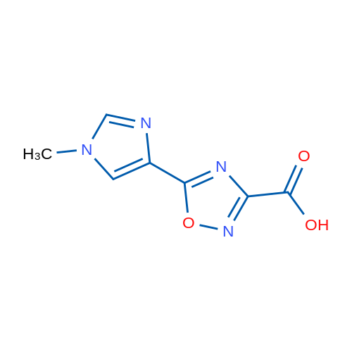5-(1-Methyl-1H-imidazol-4-yl)-1,2,4-oxadiazole-3-carboxylic acid 1g