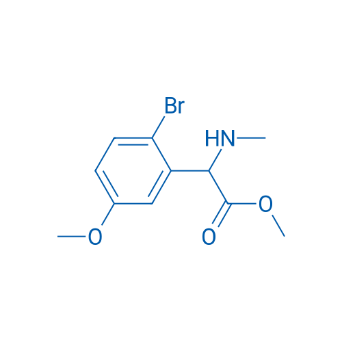 Methyl 2-(2-bromo-5-methoxyphenyl)-2-(methylamino)acetate 1g