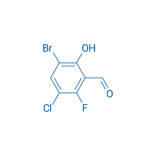 3-Bromo-5-chloro-6-fluoro-2-hydroxybenzaldehyde 1g