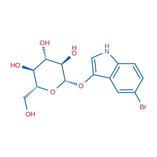 (2S,3R,4S,5S,6R)-2-((5-Bromo-1H-indol-3-yl)oxy)-6-(hydroxymethyl)tetrahydro-2H-pyran-3,4,5-triol 250mg