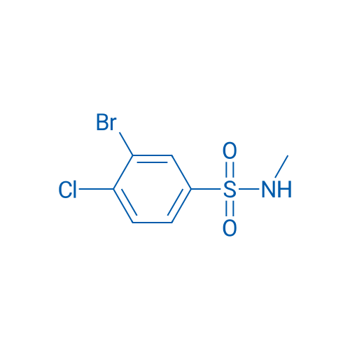 3-Bromo-4-chloro-N-methylbenzene-1-sulfonamide 1g