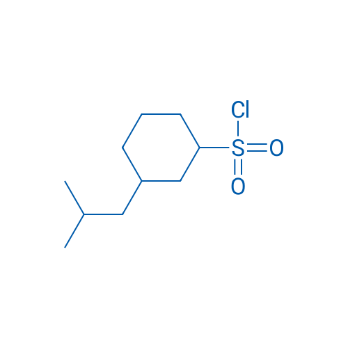 3-(2-Methylpropyl)cyclohexane-1-sulfonyl chloride 1g